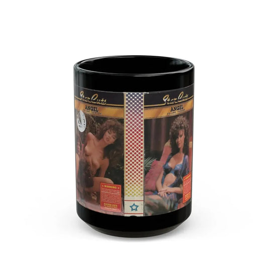 STAR CUTS ANGEL VOLUME THIRTEEN (VHS COVER) - Black Coffee Mug 15oz - Go Mug Yourself