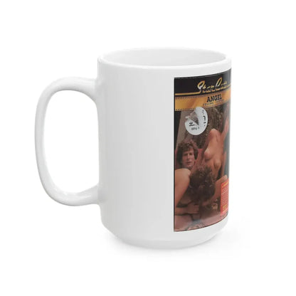 STAR CUTS ANGEL VOLUME THIRTEEN (VHS COVER) - White Coffee Mug - Go Mug Yourself