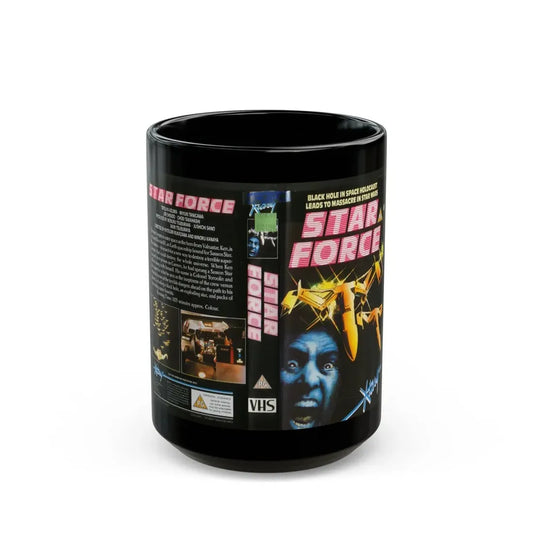 STAR FORCE (VHS COVER) - Black Coffee Mug 15oz - Go Mug Yourself