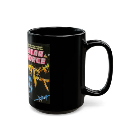 STAR FORCE (VHS COVER) - Black Coffee Mug-Go Mug Yourself