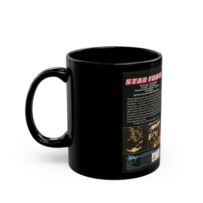 STAR FORCE (VHS COVER) - Black Coffee Mug-Go Mug Yourself