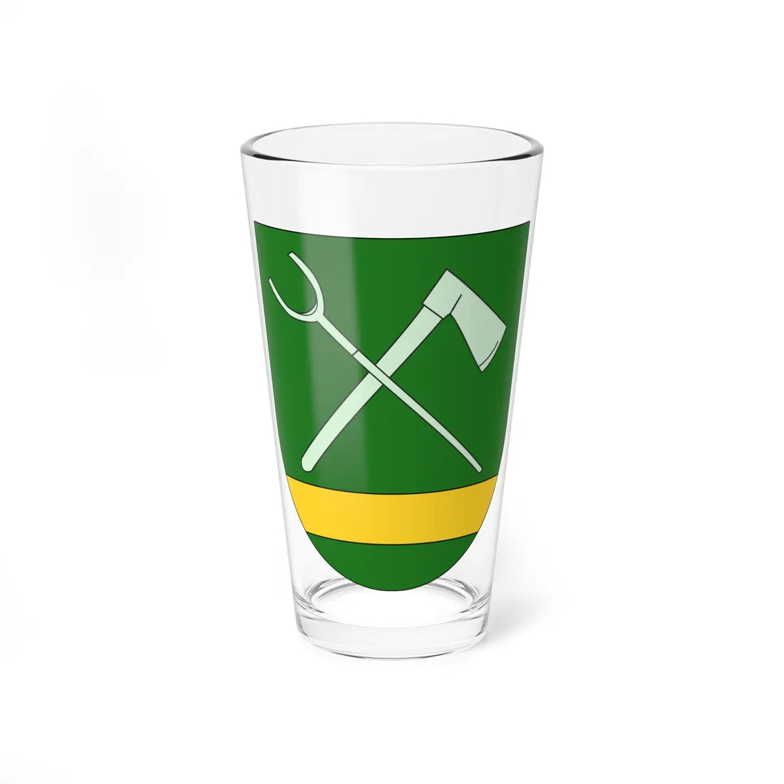 Staré Hory CoA (Slovakia) (Coat of Arms) Pint Glass 16oz 16oz - Go Mug Yourself