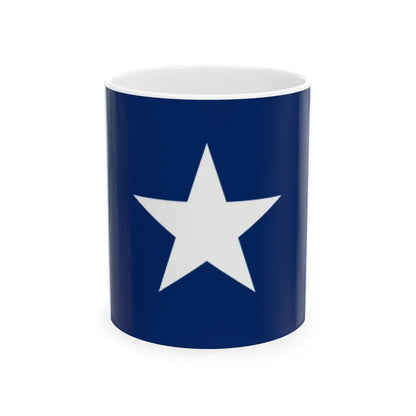 Star in Blue Box - Flag of Liberia (Liberia) White Coffee Mug 11oz - Go Mug Yourself