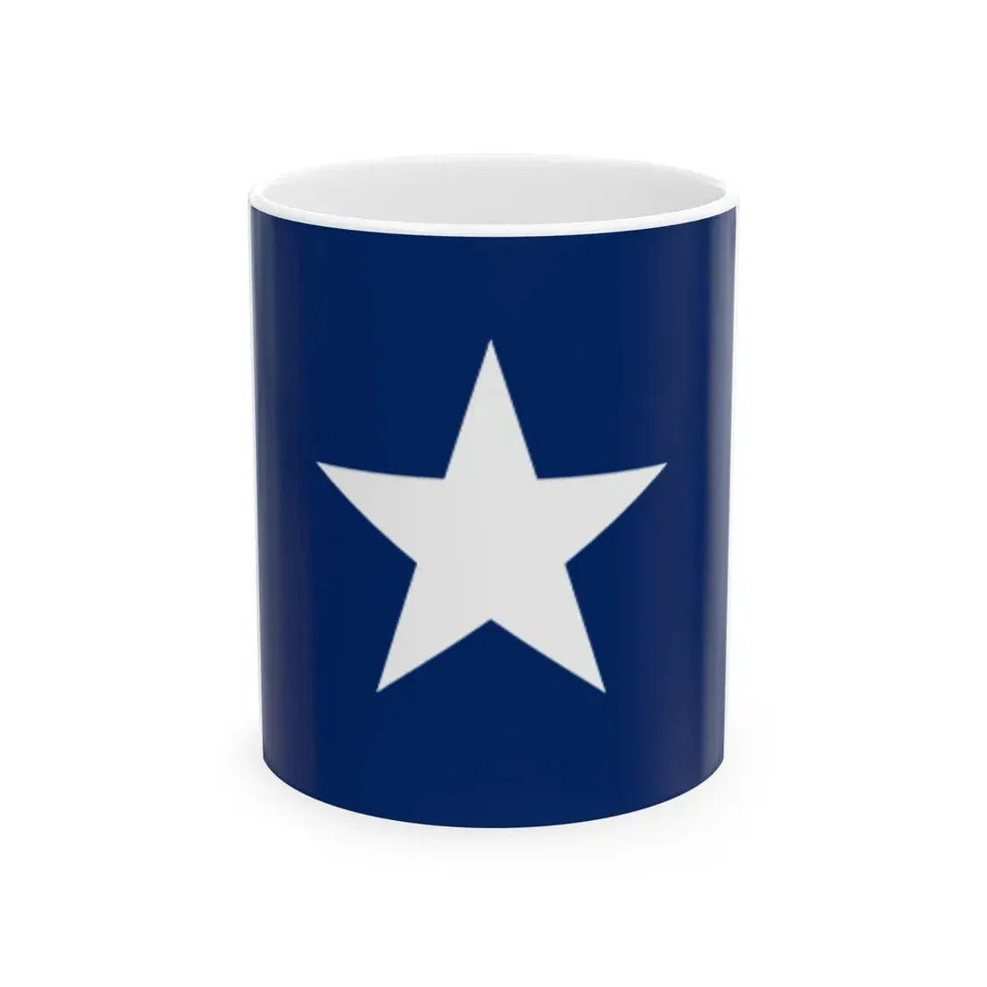 Star in Blue Box - Flag of Liberia (Liberia) White Coffee Mug 11oz - Go Mug Yourself