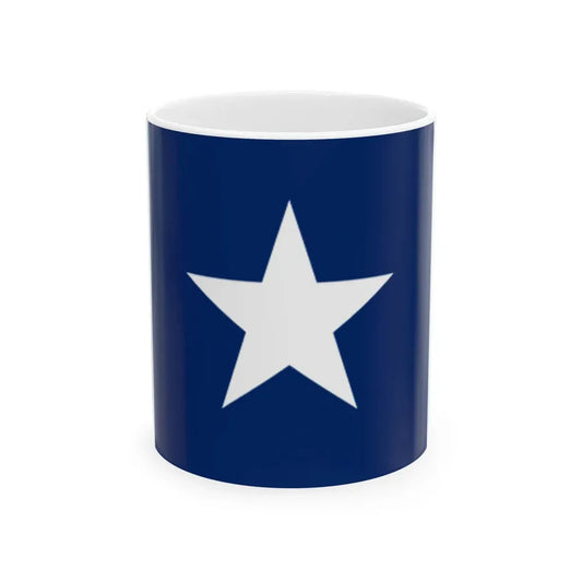 Star in Blue Box - Flag of Liberia (Liberia) White Coffee Mug 11oz - Go Mug Yourself