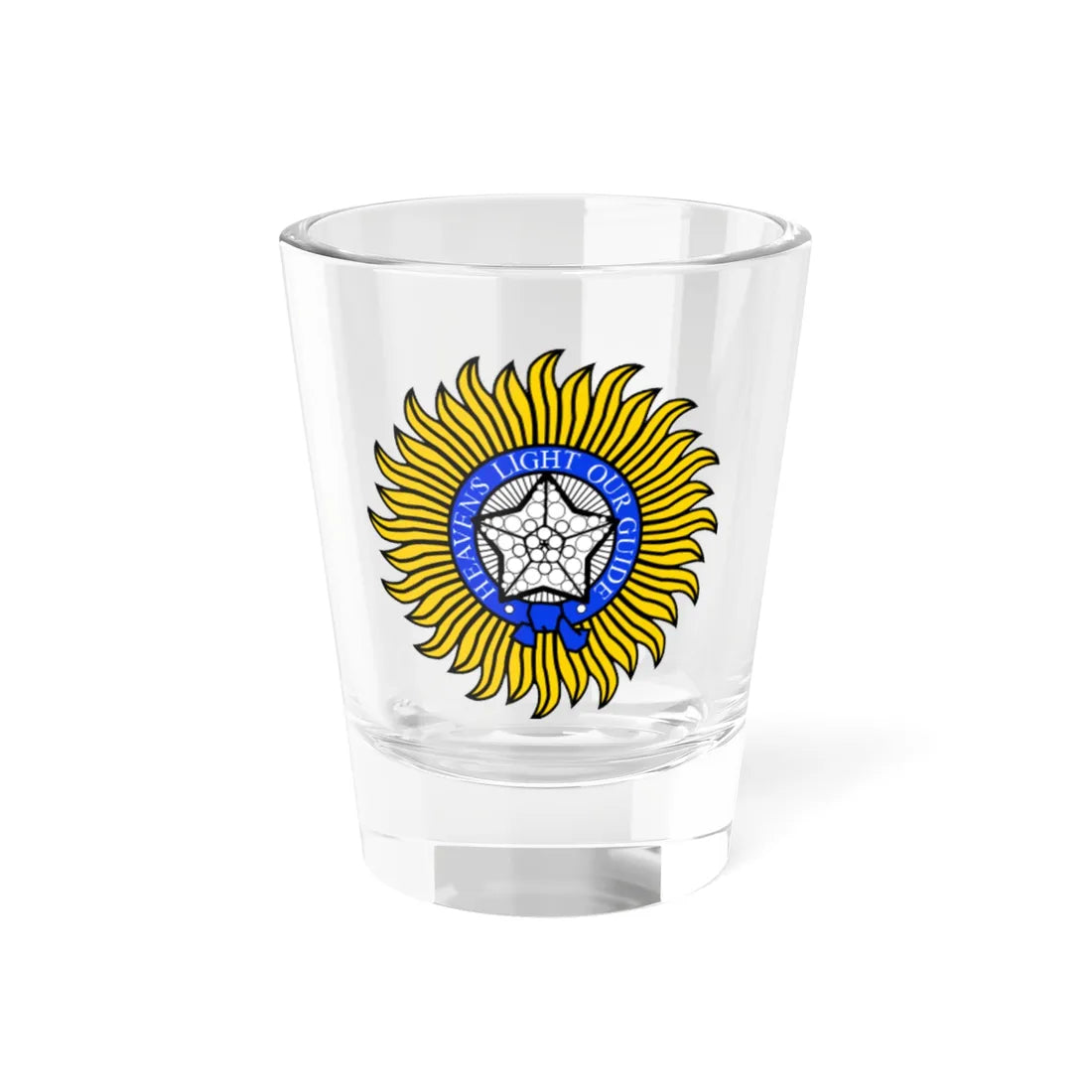 Star of the Order of the Star of India silver (India) (Coat of Arms) Shot Glass 1.5oz 1.5oz - Go Mug Yourself