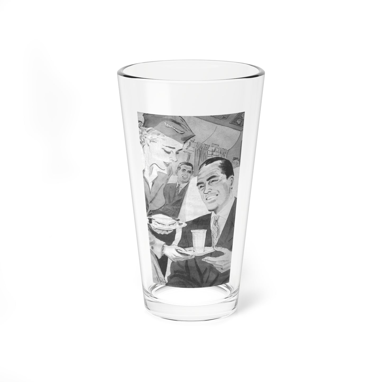 Star Salesman, United Aircraft ad, 1953 (Magazine Illustration) Pint Glass 16oz-16oz-Go Mug Yourself