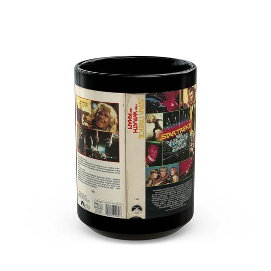 STAR TREK 2 THE WRATH OF KHAN (VHS COVER) - Black Coffee Mug-15oz-Go Mug Yourself