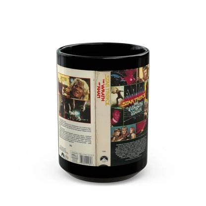 STAR TREK 2 THE WRATH OF KHAN (VHS COVER) - Black Coffee Mug 15oz - Go Mug Yourself