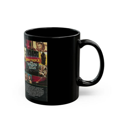 STAR TREK 2 THE WRATH OF KHAN (VHS COVER) - Black Coffee Mug - Go Mug Yourself