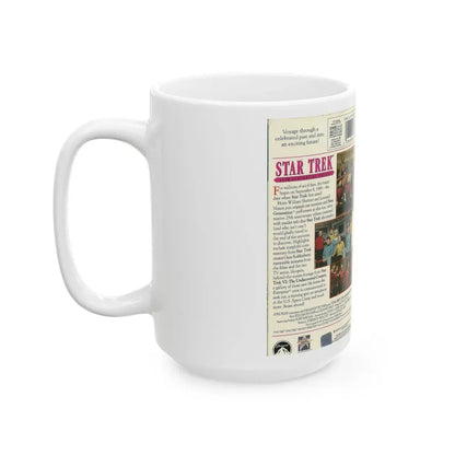 STAR TREK 25TH ANNIVERSARY SPECIAL (VHS COVER) - White Coffee Mug - Go Mug Yourself