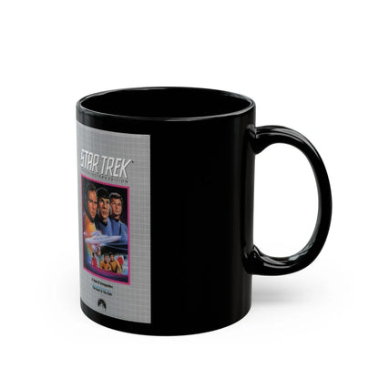 STAR TREK A TASTE OF ARMAGEDDON (VHS COVER) - Black Coffee Mug-Go Mug Yourself