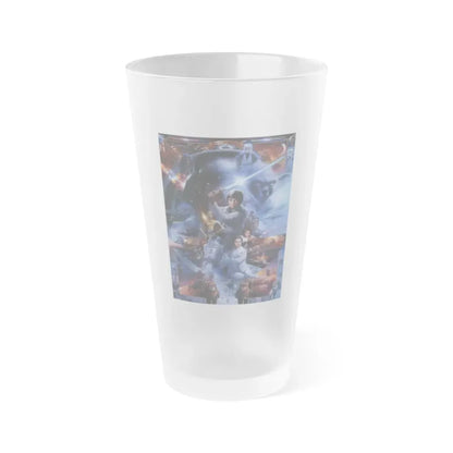 STAR WARS 20TH ANNIVERSARY COLLAGE 1977 Movie Poster - Frosted Pint Glass 16oz Default Title - Go Mug Yourself