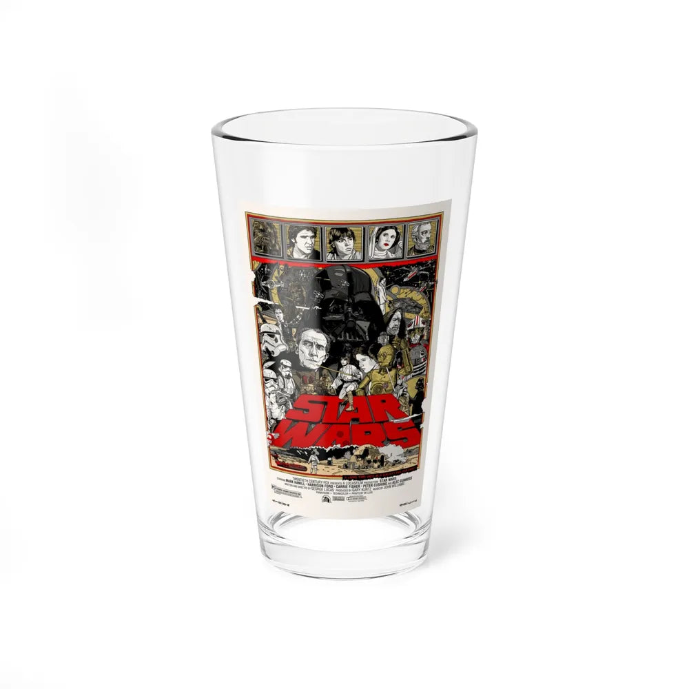 STAR WARS (ALAMO) 1977 Movie Poster - Pint Glass 16oz-16oz-Go Mug Yourself