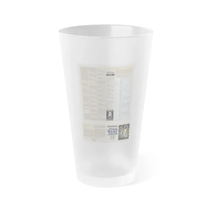 STAR WARS CHECKLIST 2 1977 Movie Poster - Frosted Pint Glass 16oz Default Title - Go Mug Yourself