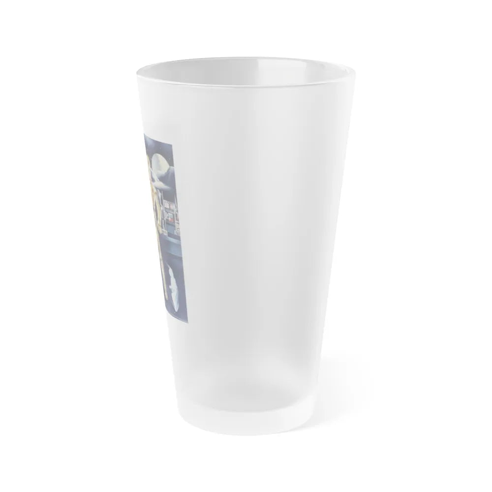 STAR WARS (CUSTOMER CASCADE EXCLUSIVE 1) 1977 Movie Poster - Frosted Pint Glass 16oz-Go Mug Yourself