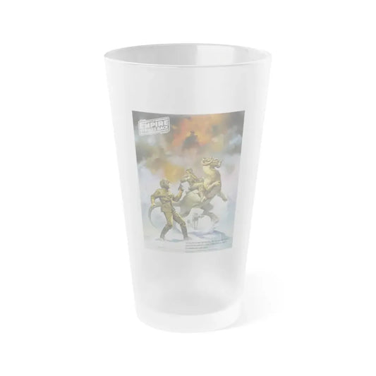 STAR WARS EMPIRE STRIKES BACK COCA COLA PROMO 1980 Movie Poster - Frosted Pint Glass 16oz Default Title - Go Mug Yourself
