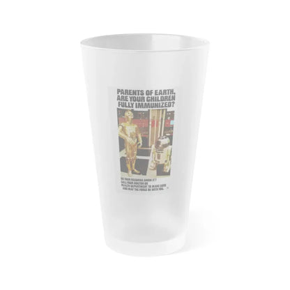 STAR WARS IMMUNIZED 1977 Movie Poster - Frosted Pint Glass 16oz Default Title - Go Mug Yourself