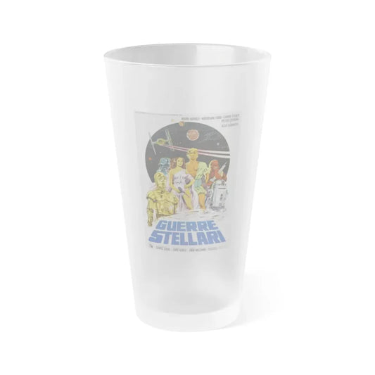 STAR WARS (ITALIAN) 1977 Movie Poster - Frosted Pint Glass 16oz Default Title - Go Mug Yourself