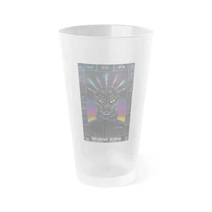 STAR WARS (RUSSIAN) 1977 Movie Poster - Frosted Pint Glass 16oz Default Title - Go Mug Yourself