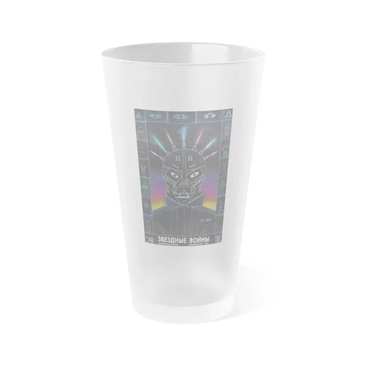 STAR WARS (RUSSIAN) 1977 Movie Poster - Frosted Pint Glass 16oz Default Title - Go Mug Yourself