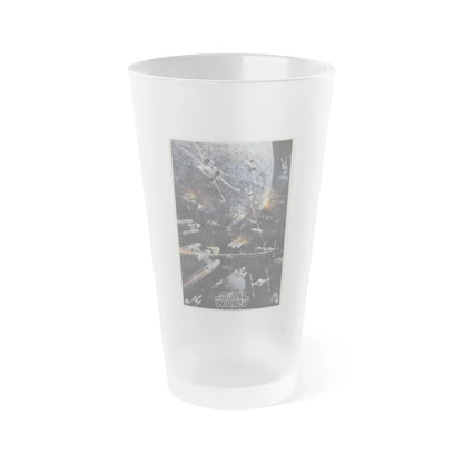 STAR WARS (SOUNDTRACK) 1977 Movie Poster - Frosted Pint Glass 16oz-Go Mug Yourself