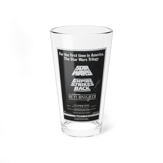 STAR WARS TRILOGY 70MM 1977 Movie Poster - Pint Glass 16oz-16oz-Go Mug Yourself