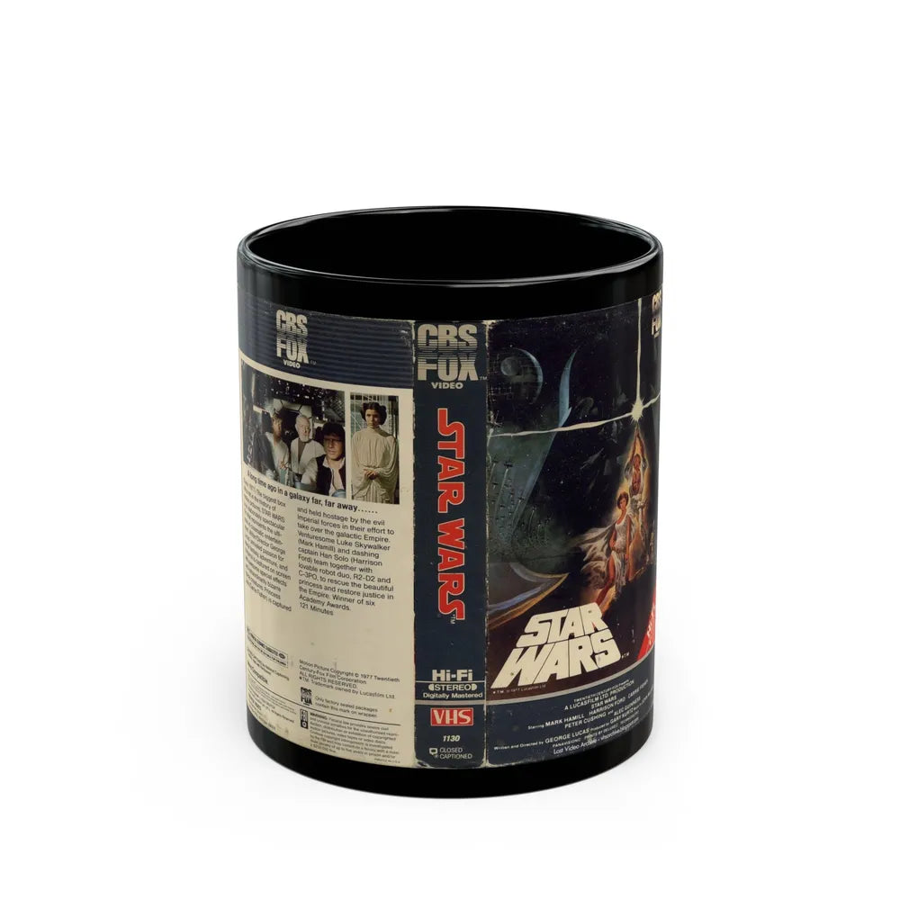 STAR WARS (VHS COVER) - Black Coffee Mug-11oz-Go Mug Yourself