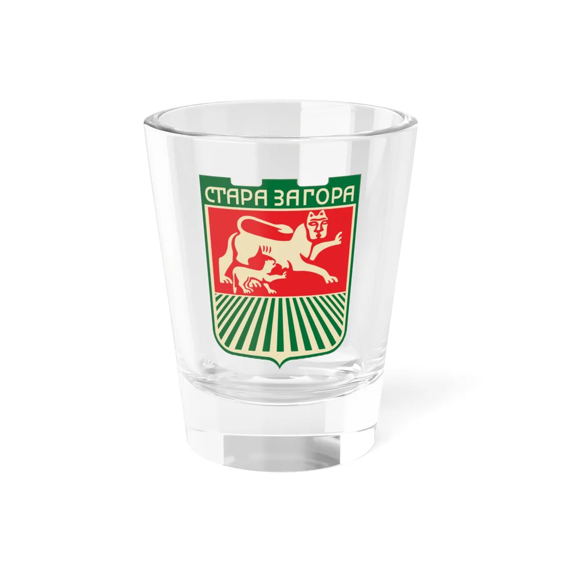 Stara-Zagora-coat-of-arms (Bulgaria) (Coat of Arms) Shot Glass 1.5oz 1.5oz - Go Mug Yourself