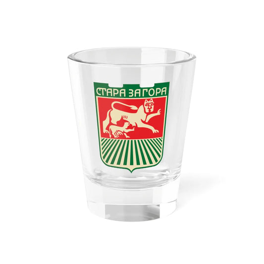 Stara-Zagora-coat-of-arms (Bulgaria) (Coat of Arms) Shot Glass 1.5oz 1.5oz - Go Mug Yourself