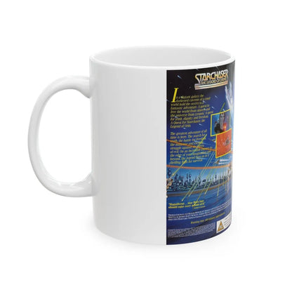 STARCHASER THE LEGEND OF ORIN (VHS COVER) - White Coffee Mug-Go Mug Yourself