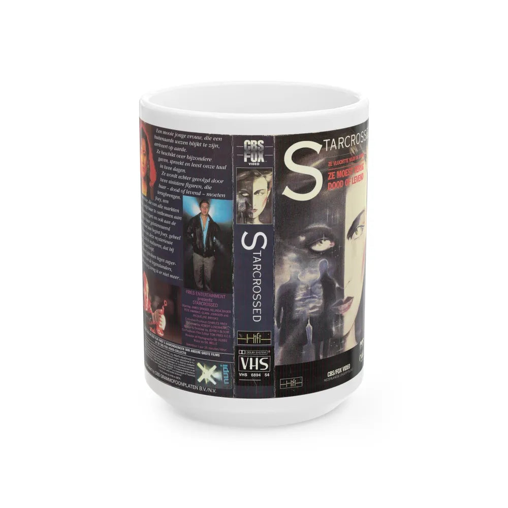 STARCROSSED (VHS COVER) - White Coffee Mug-15oz-Go Mug Yourself