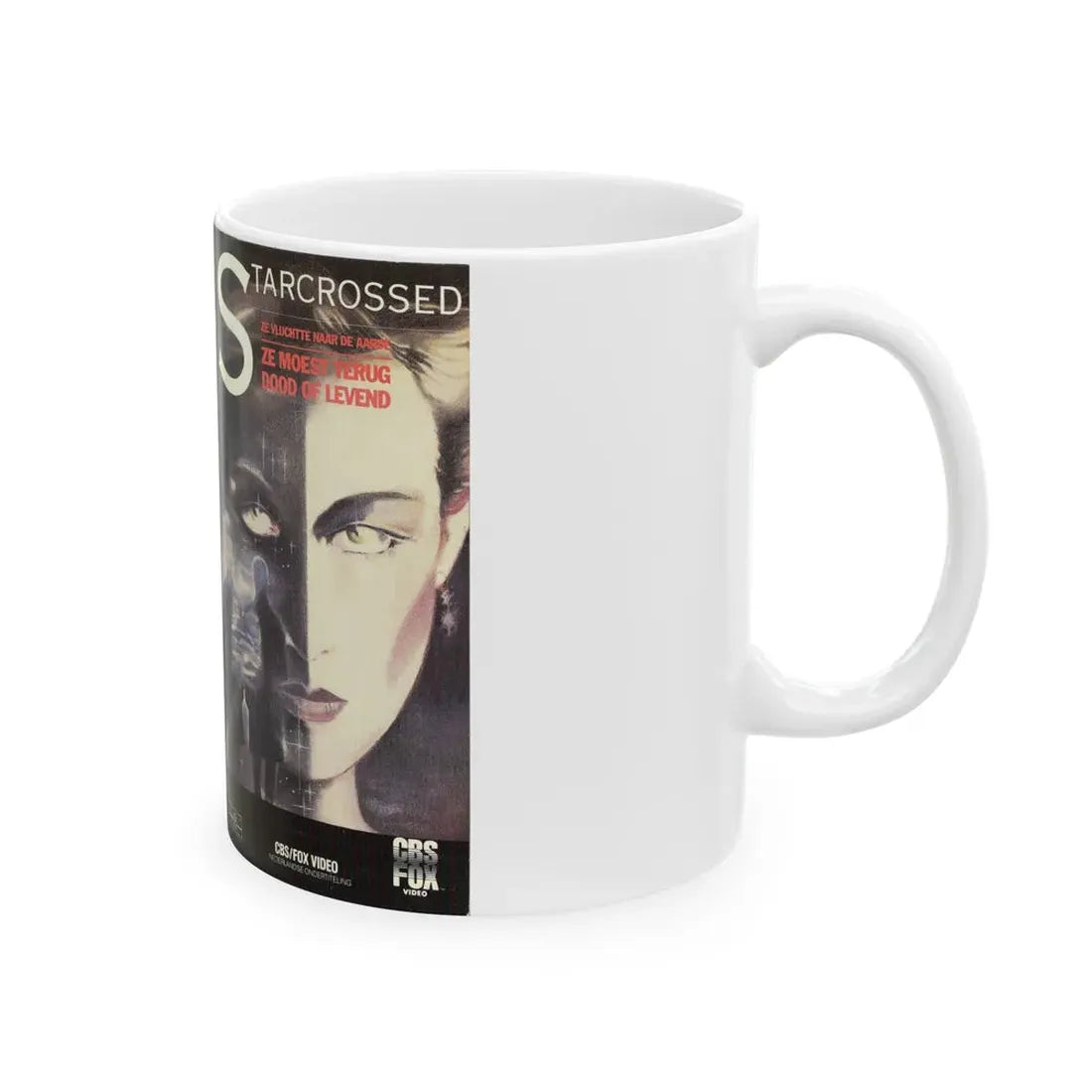 STARCROSSED (VHS COVER) - White Coffee Mug - Go Mug Yourself