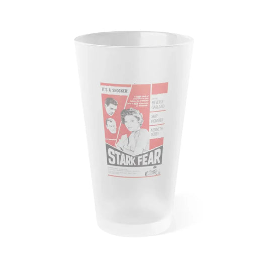 STARK FEAR 1962 Movie Poster - Frosted Pint Glass 16oz Default Title - Go Mug Yourself