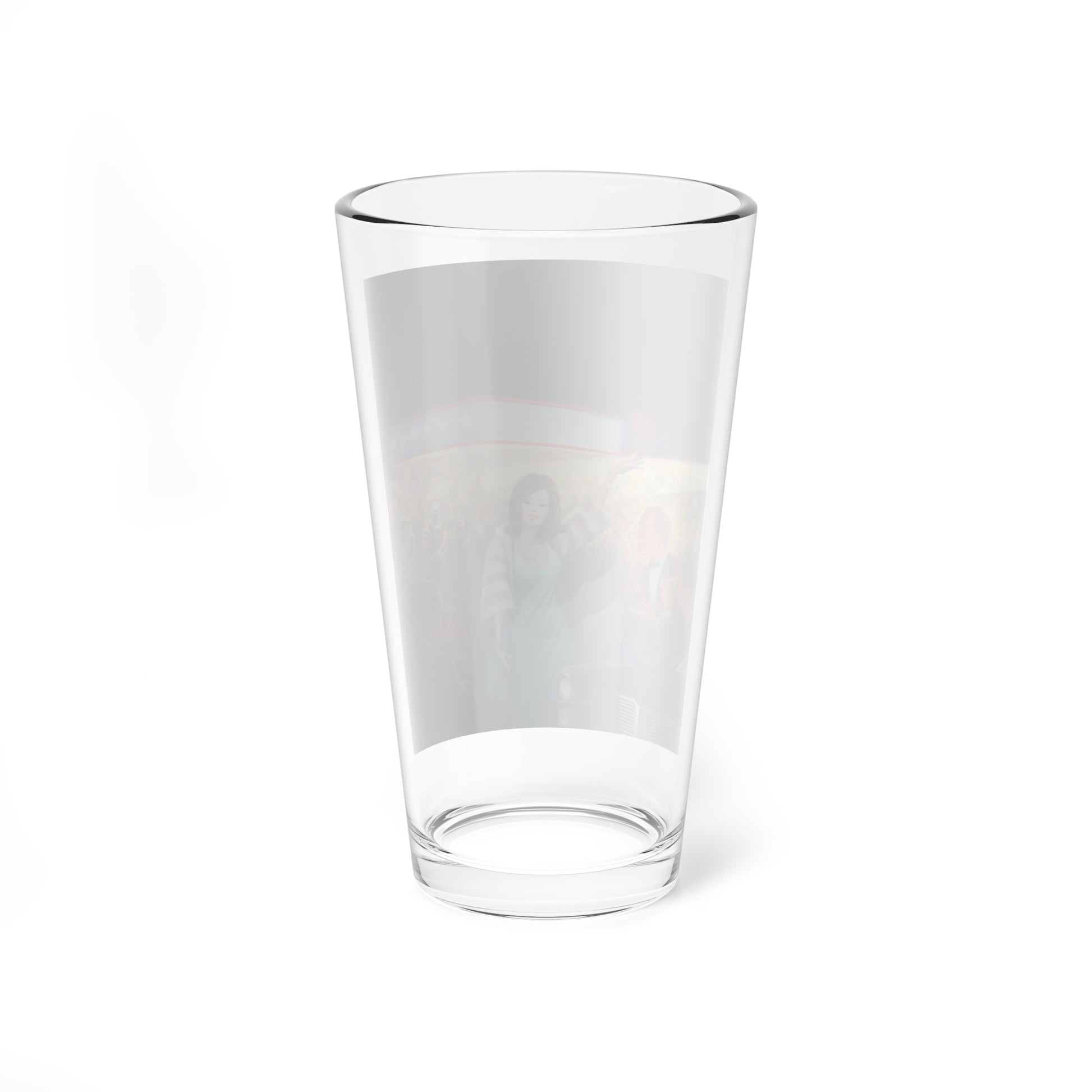 Starlet by Car in Front of Theater, story illustration (Magazine Illustration) Pint Glass 16oz-Go Mug Yourself