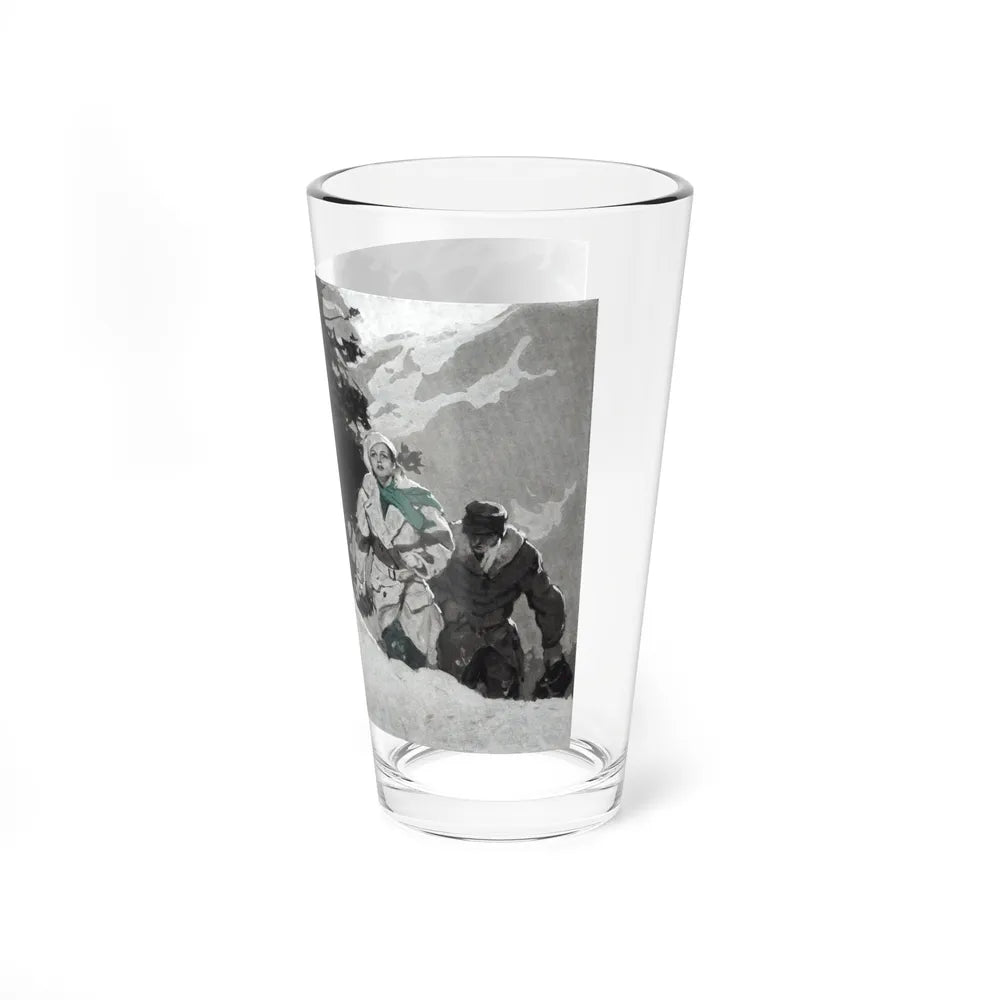 Starlight Pass (1), The American Magazine, January 1935 (Magazine Illustration) Pint Glass 16oz-Go Mug Yourself