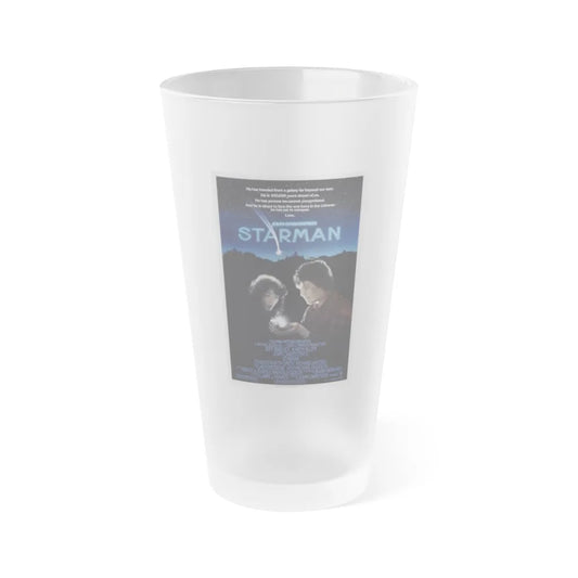 STARMAN 1984 Movie Poster - Frosted Pint Glass 16oz-16oz-Frosted-Go Mug Yourself