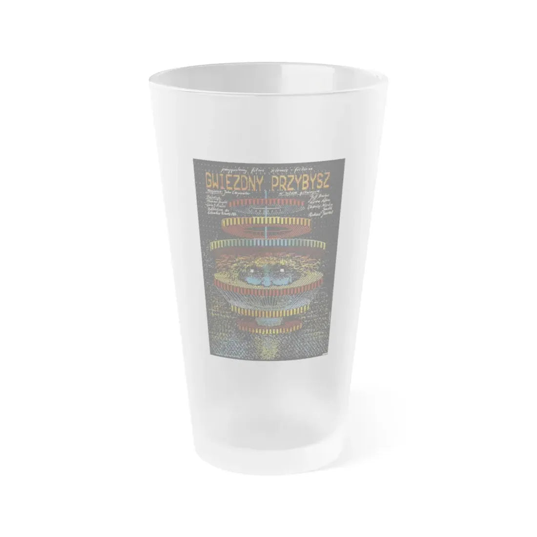 STARMAN (POLISH) 1984 Movie Poster - Frosted Pint Glass 16oz 16oz Frosted - Go Mug Yourself
