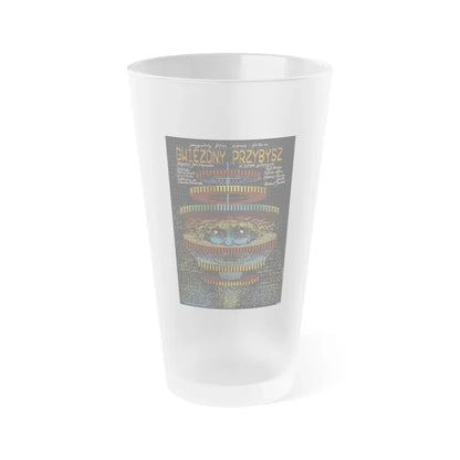 STARMAN (POLISH) 1984 Movie Poster - Frosted Pint Glass 16oz 16oz Frosted - Go Mug Yourself