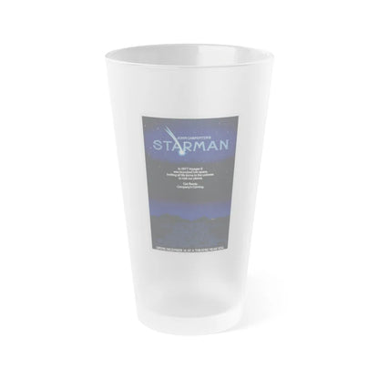 STARMAN (TEASER) 1984 Movie Poster - Frosted Pint Glass 16oz-16oz-Frosted-Go Mug Yourself