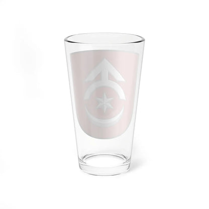 Starokostiantyniv coat of arms escutcheon (Ukraine) (Coat of Arms) Pint Glass 16oz - Go Mug Yourself