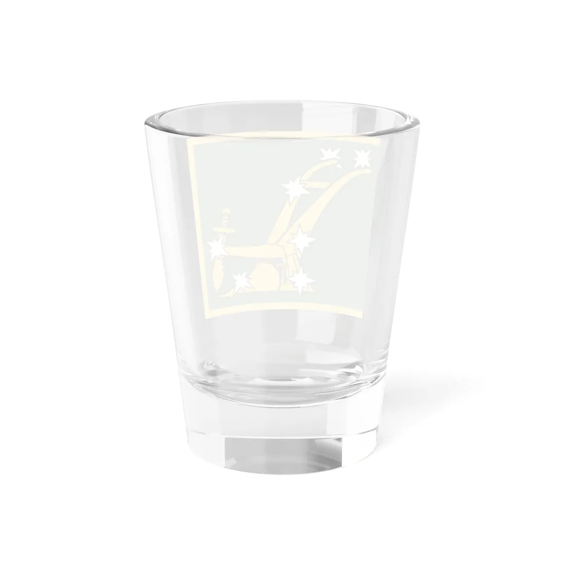 Starry Plough flag with fringe (United Kingdom) Shot Glass 1.5oz - Go Mug Yourself