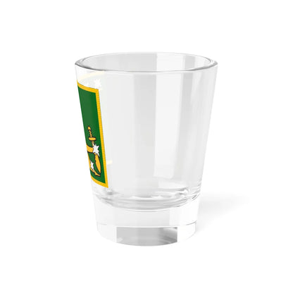 Starry Plough flag with fringe (United Kingdom) Shot Glass 1.5oz - Go Mug Yourself
