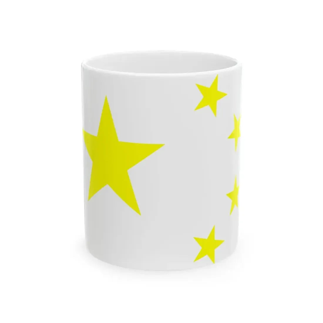 Stars of China (China) White Coffee Mug 11oz - Go Mug Yourself