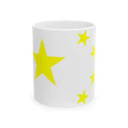 Stars of China (China) White Coffee Mug 11oz - Go Mug Yourself