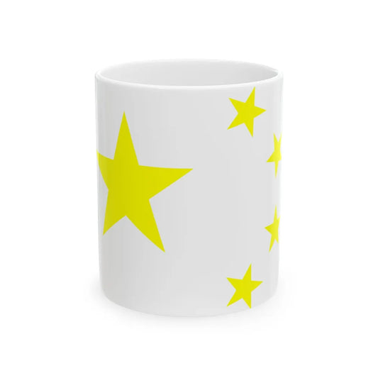 Stars of China (China) White Coffee Mug 11oz - Go Mug Yourself