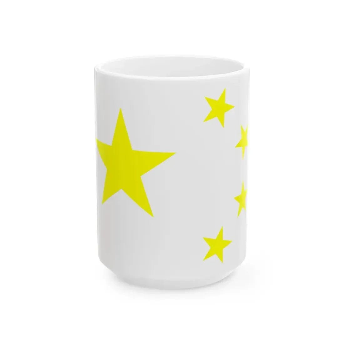 Stars of China (China) White Coffee Mug 15oz - Go Mug Yourself