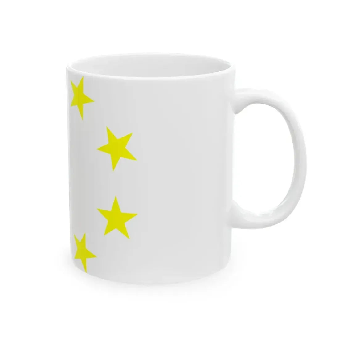 Stars of China (China) White Coffee Mug - Go Mug Yourself