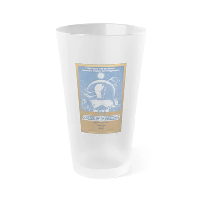 STARSHIP INVASIONS 1977 Movie Poster - Frosted Pint Glass 16oz Default Title - Go Mug Yourself