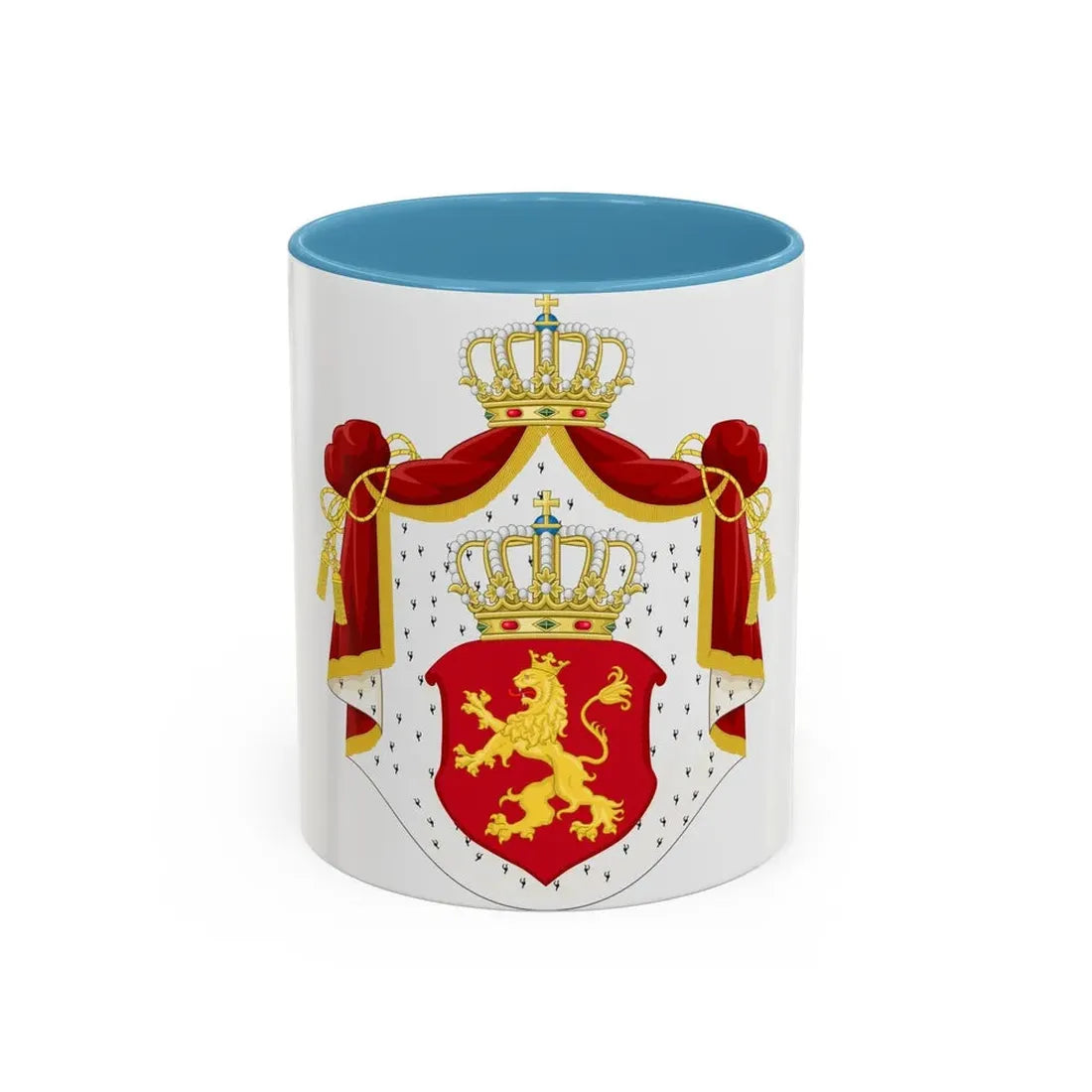 State Achievement of Bulgaria 1878 - Accent Coffee Mug 11oz Light Blue - Go Mug Yourself